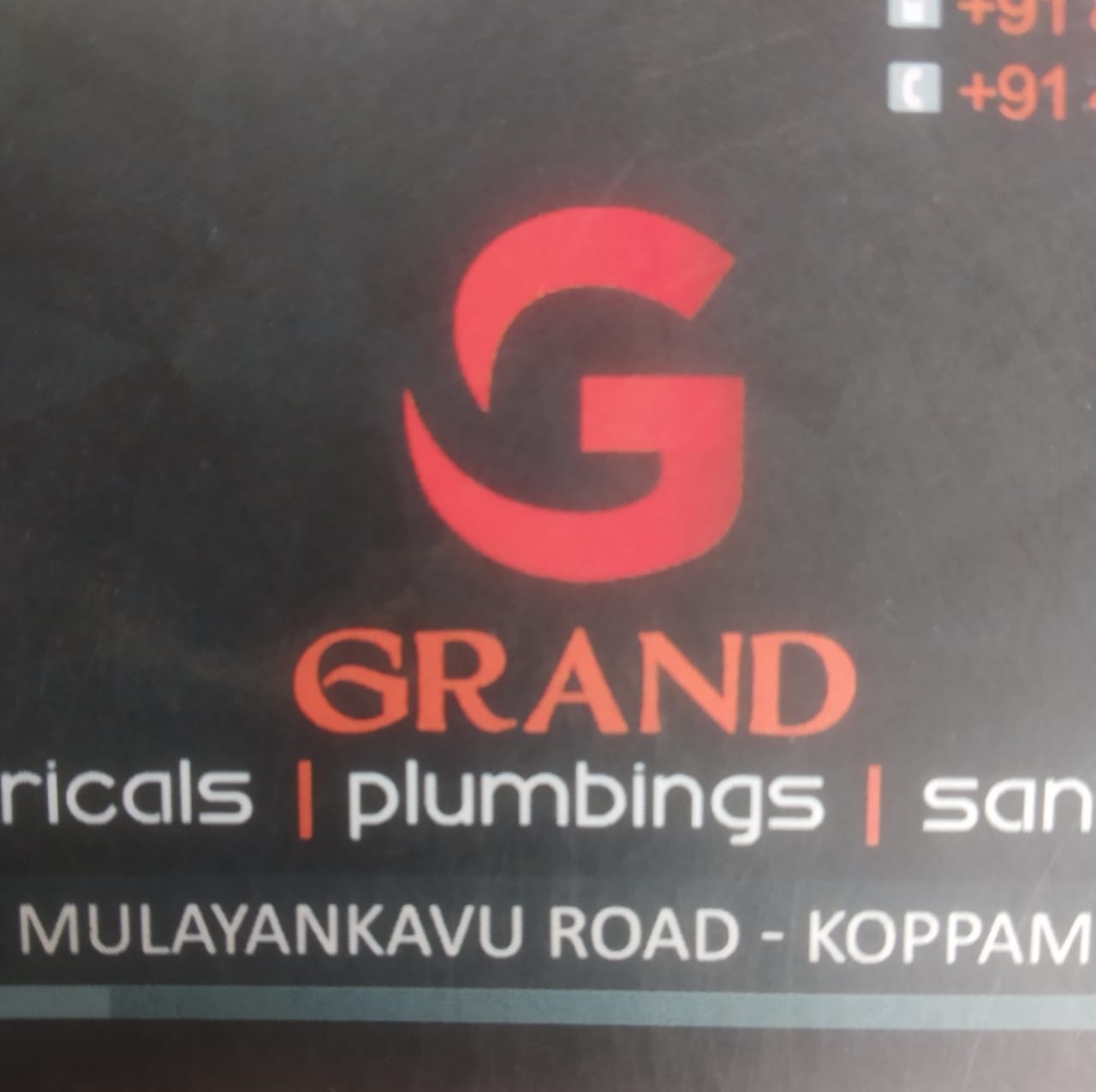 GRAND ELETRICALS PLUMBINGS SANITARIES KOPPAM